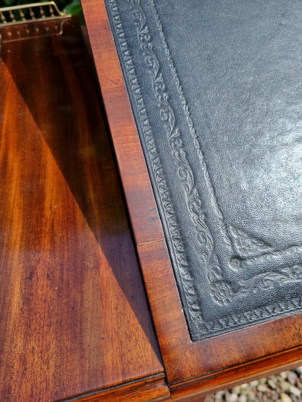GEORGIAN SMALL  MAHOGANY ARCHITECT,S TABLE  WITH DRAWERS 
 View III