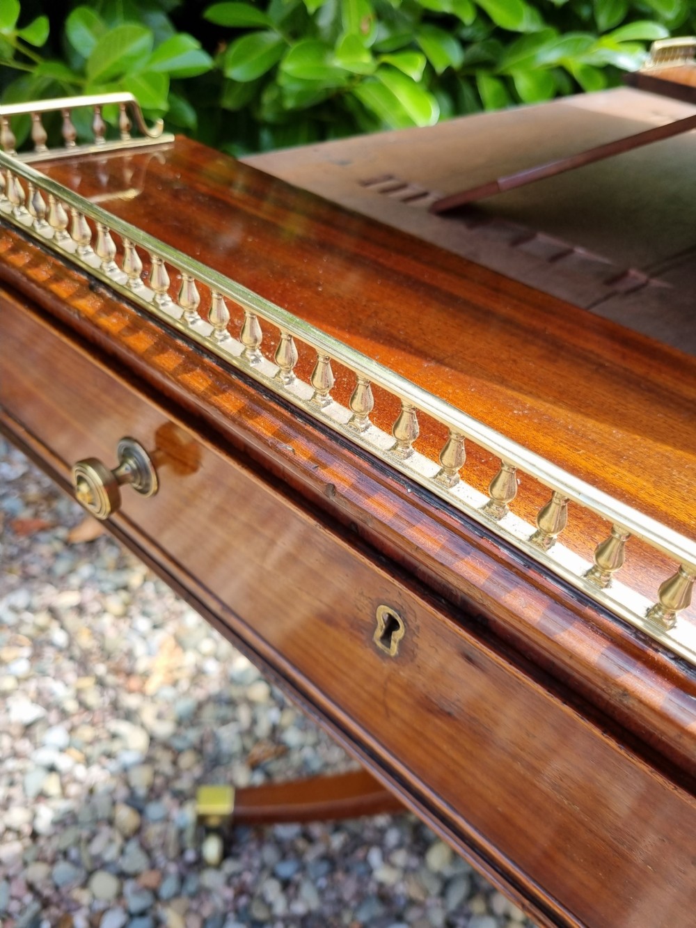 GEORGIAN SMALL  MAHOGANY ARCHITECT,S TABLE  WITH DRAWERS 
 View IV