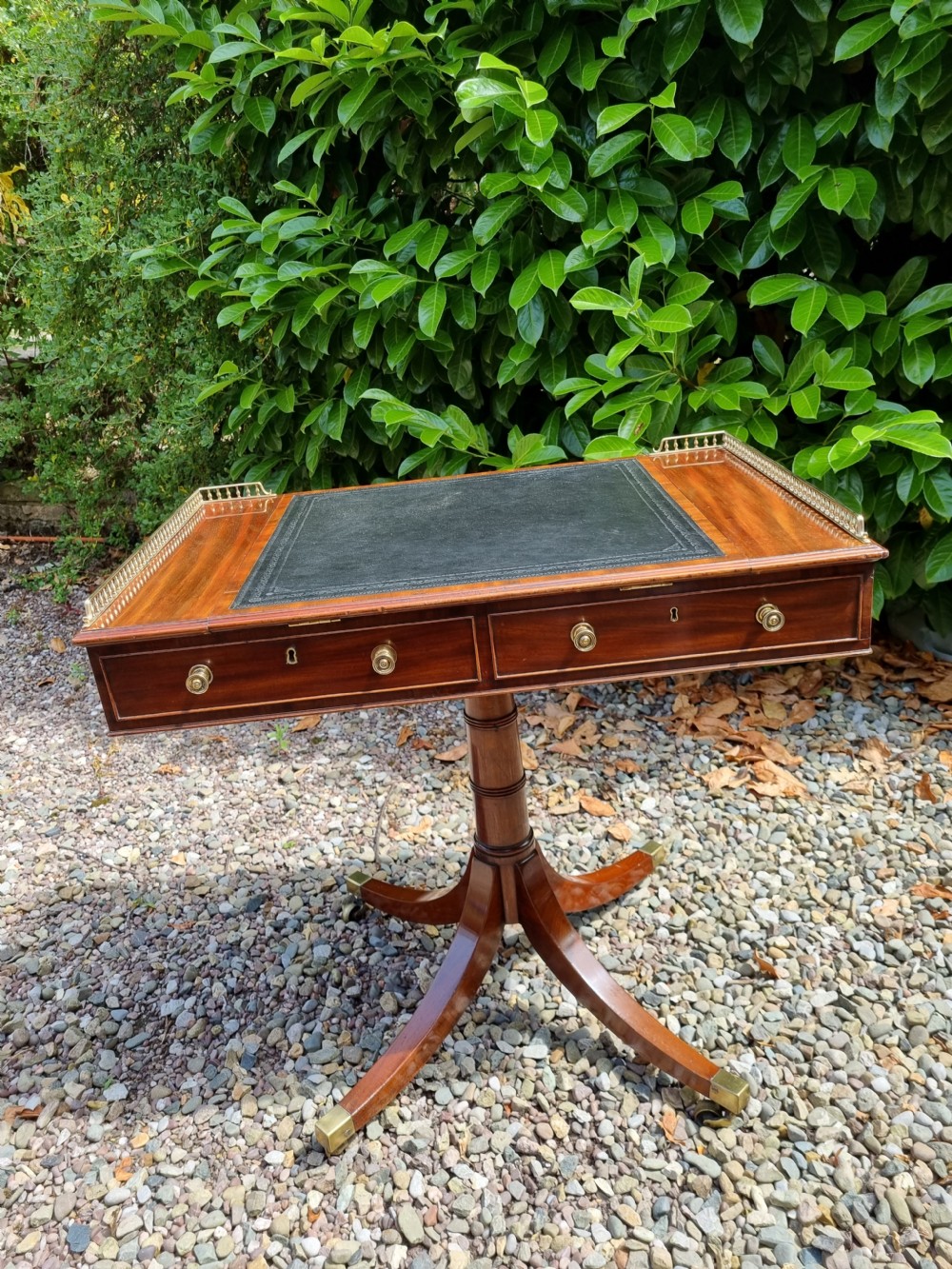 GEORGIAN SMALL  MAHOGANY ARCHITECT,S TABLE  WITH DRAWERS 
 View V