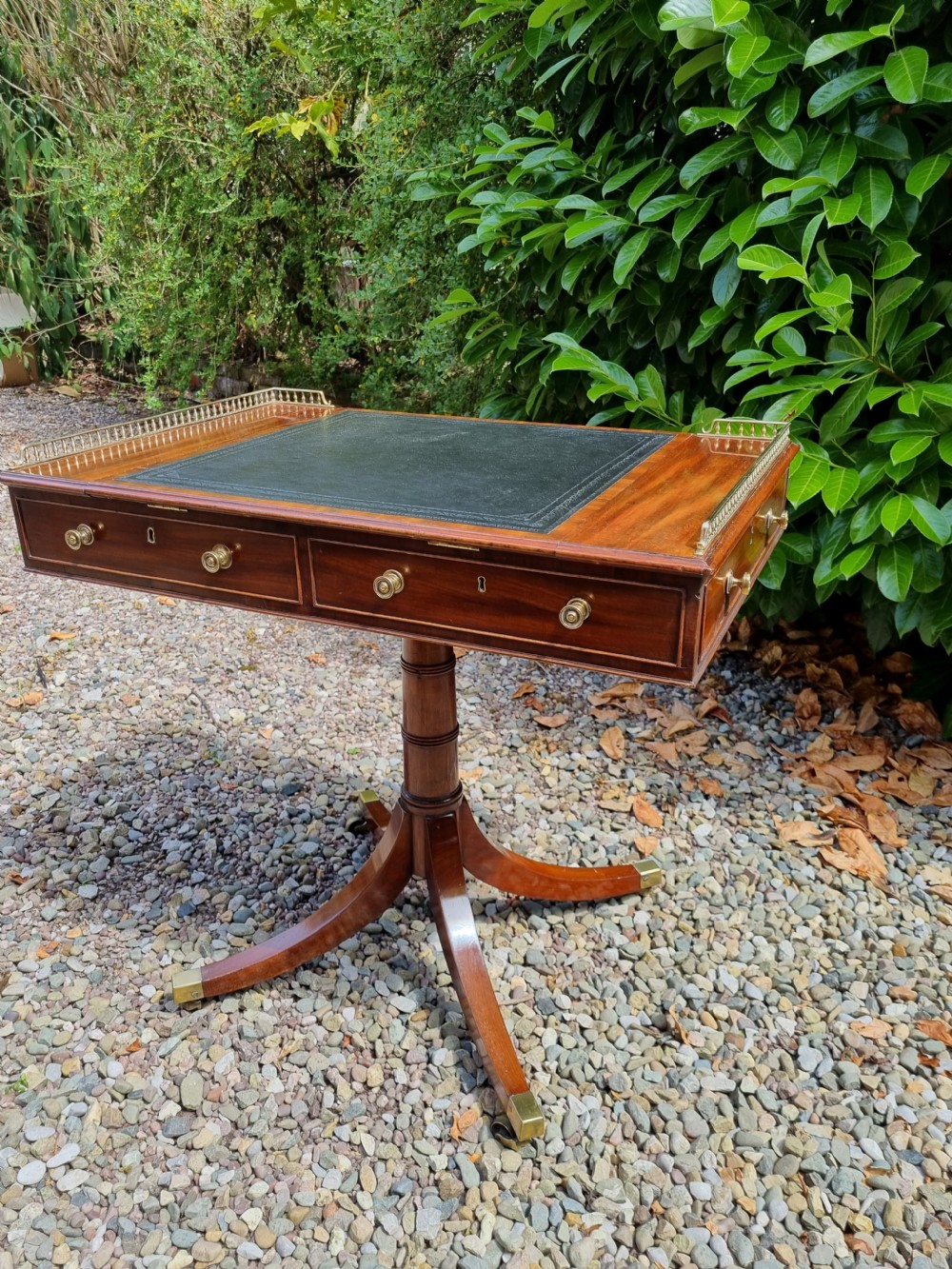 GEORGIAN SMALL  MAHOGANY ARCHITECT,S TABLE  WITH DRAWERS 
 View VI