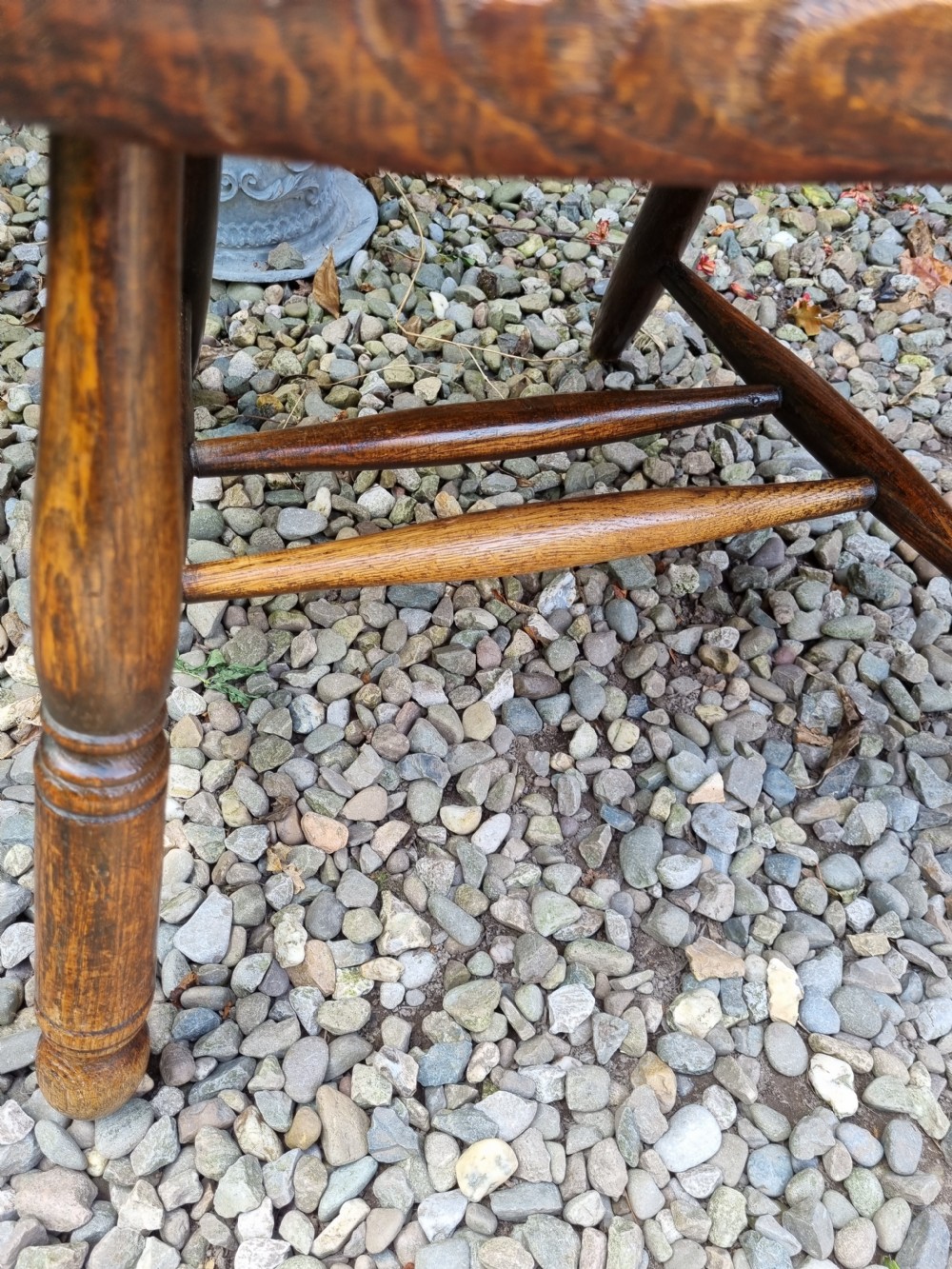 NAIVE  19THC HIGH BACK WINDSOR TYPE ARMCHAIR View VI