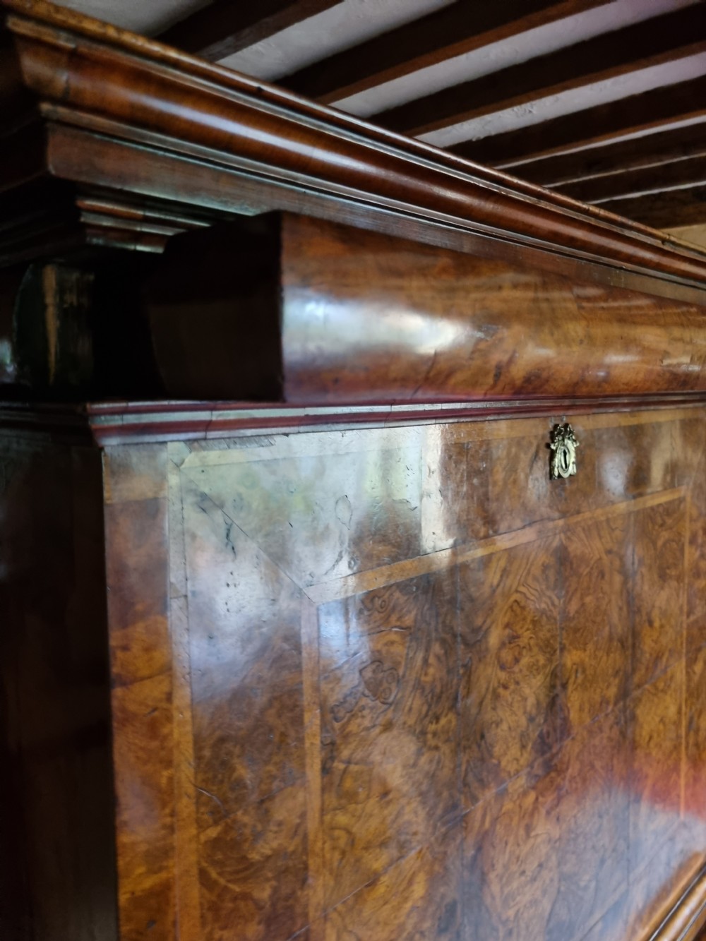 17thc  ENGLISH ESCRITOIRE/ WRITING DESK OF SMALL PROPORTIONS
 View IV