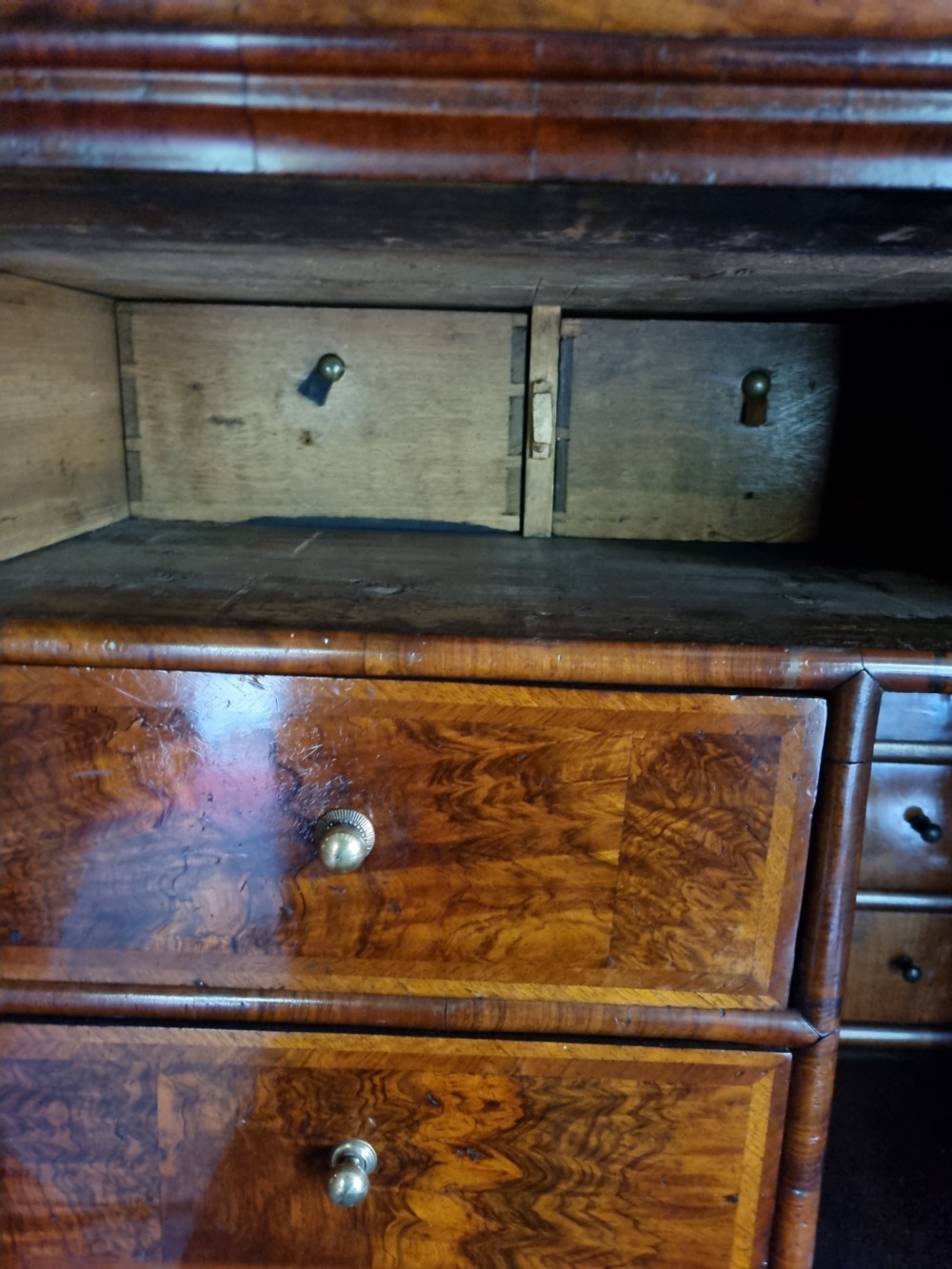 17thc  ENGLISH ESCRITOIRE/ WRITING DESK OF SMALL PROPORTIONS
 View V