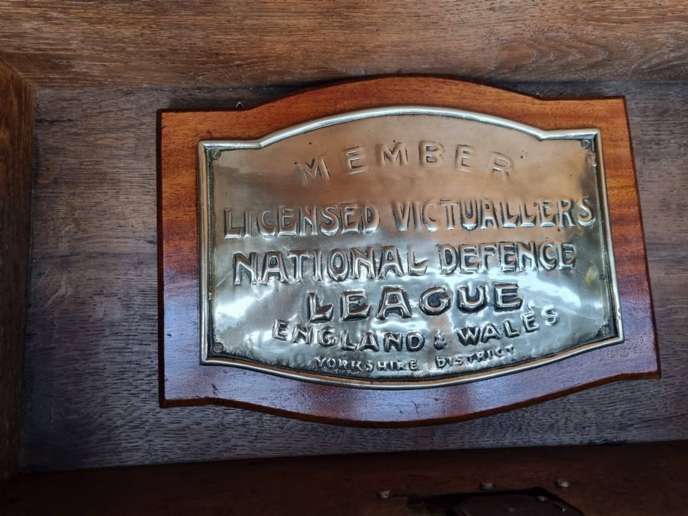 UNUSUAL EARLY 20THC  BRASS PUB SIGN ,YORKSHIRE  View II