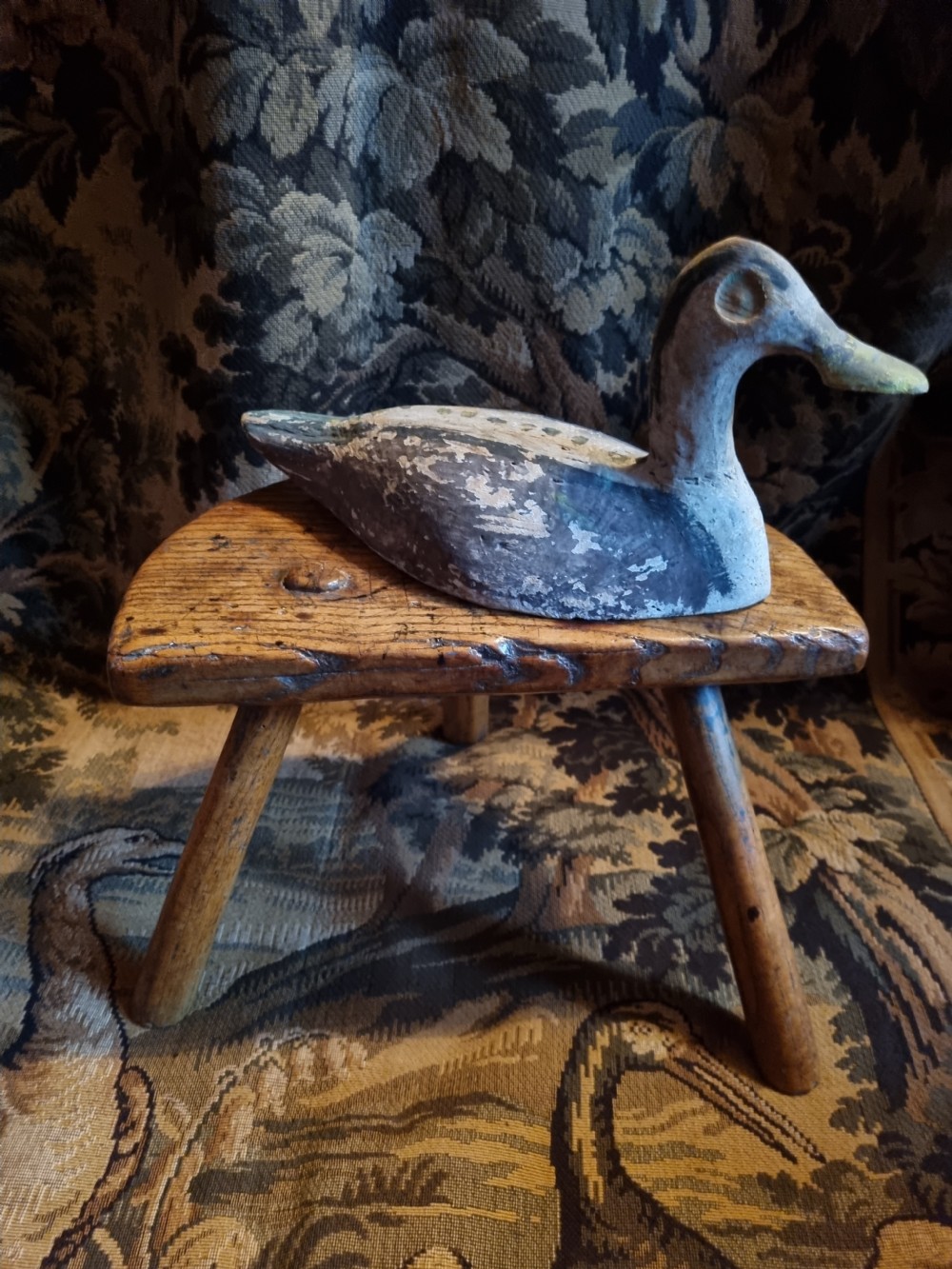 19THC WOODEN DECOY DUCK  View VI