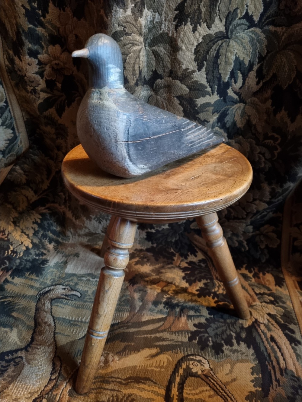 19TH C WOODEN DECOY DUCK (NO2) View V