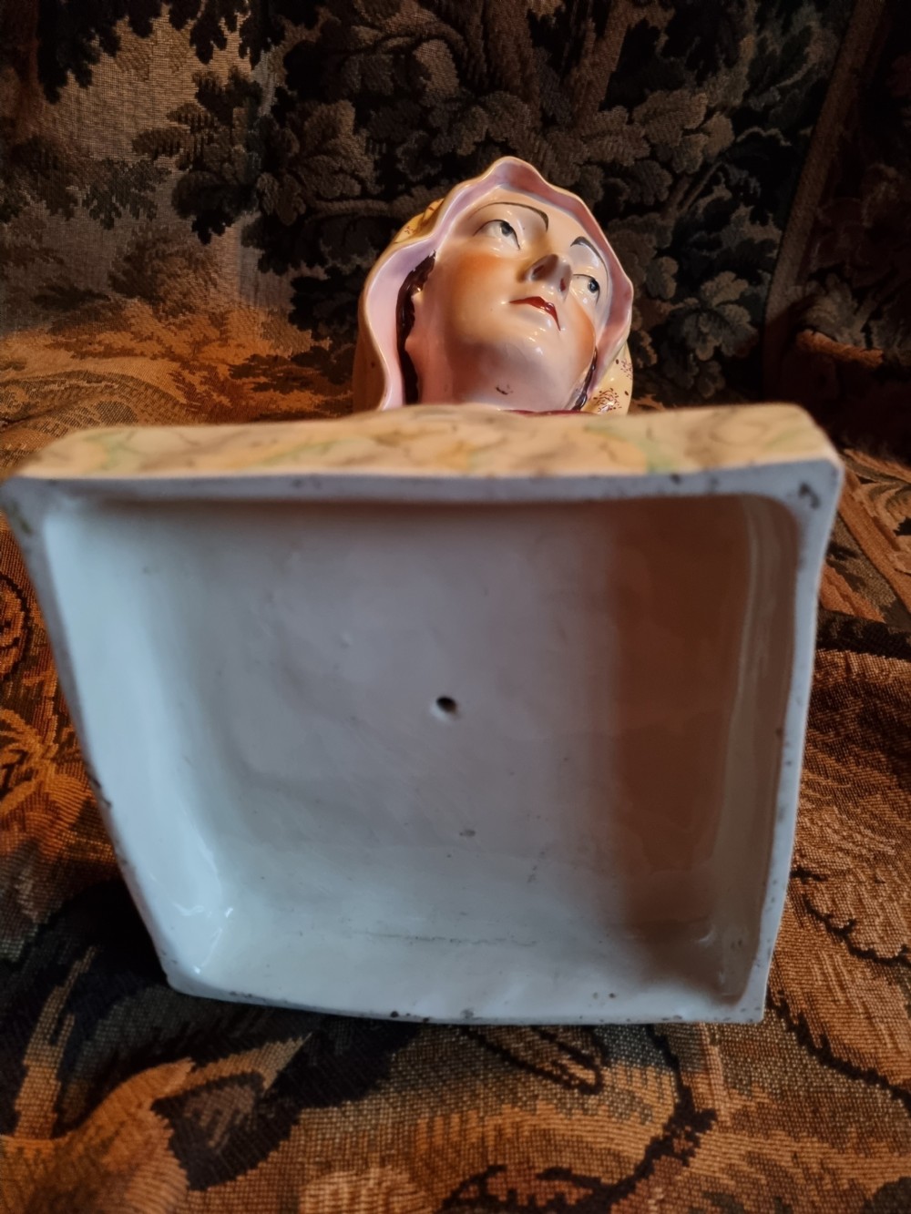 THE LARGEST ANTIQUE STAFFORDSHIRE BUST OF ST BRIDGET TO BE FOUND  View III