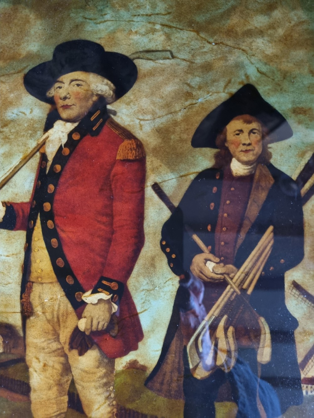 COLOURED MEZZOTINT PICTURE OF THE SOCIETY OF GOFFERS OF BLACKHEATH View II