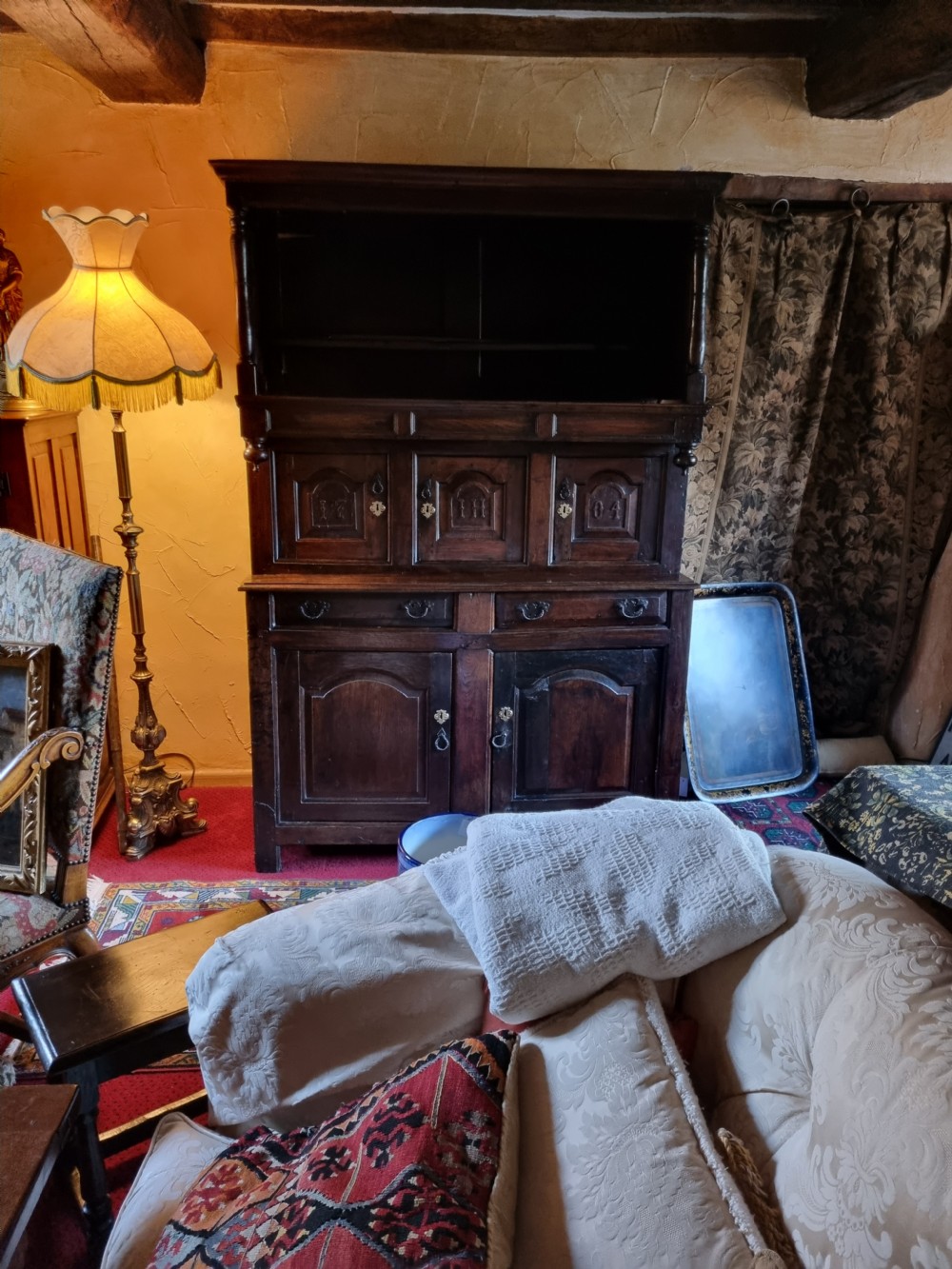 A EARLY 18THC WELSH DATED TRIDARN(3 PART CUPBOARD/DRESSER) View VII