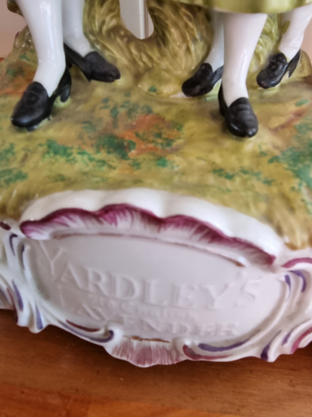 A LARGE PERFECT CHINA  YARDLEYS SOAP FIGURE GROUP View II