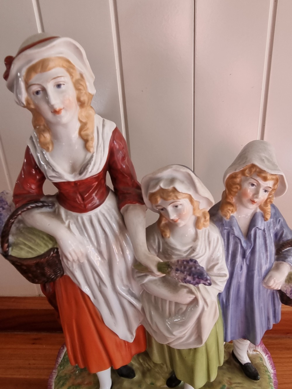 A LARGE PERFECT CHINA  YARDLEYS SOAP FIGURE GROUP View III