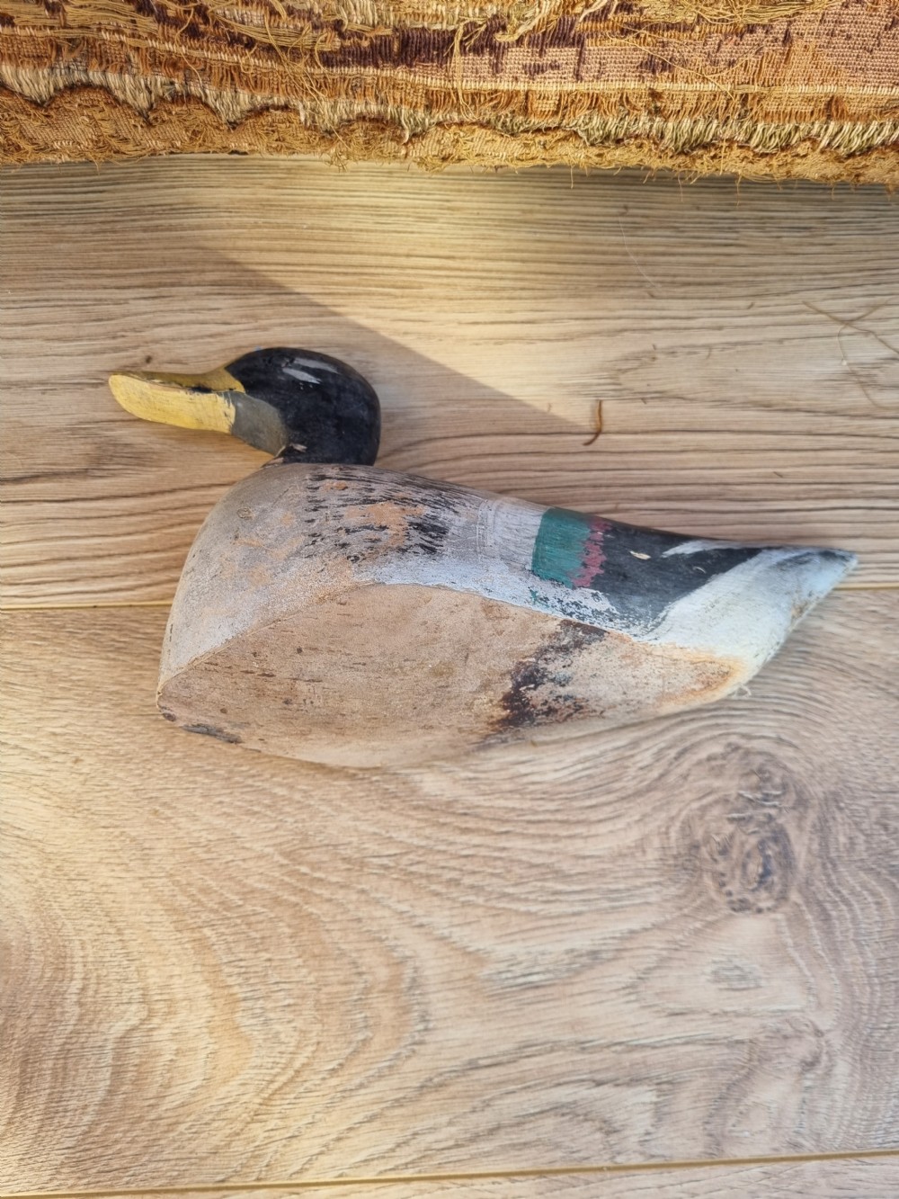 ANTIQUE PAINTED WOOD DECOY DUCK View III