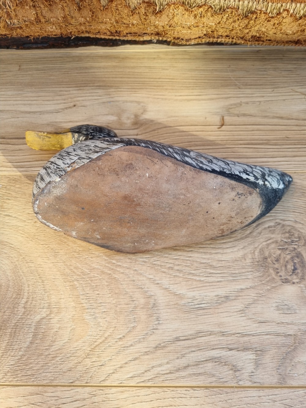 ANTIQUE WOODEN DECOY DUCK  View III