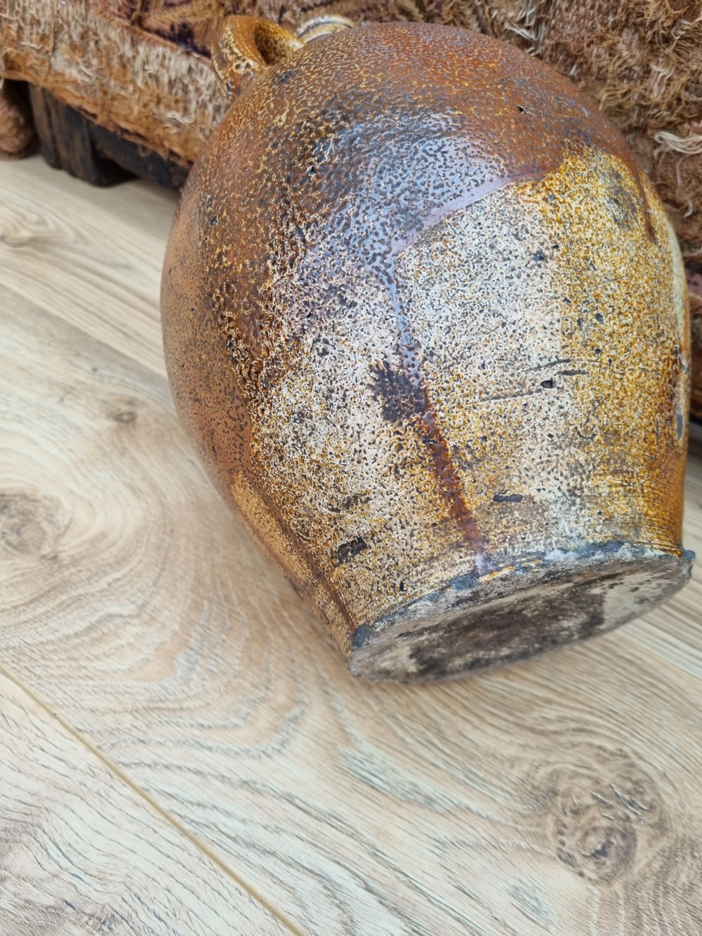 A 17THC  TIGERWARE BELLARMINE JUG 
MARKED 2  View IV