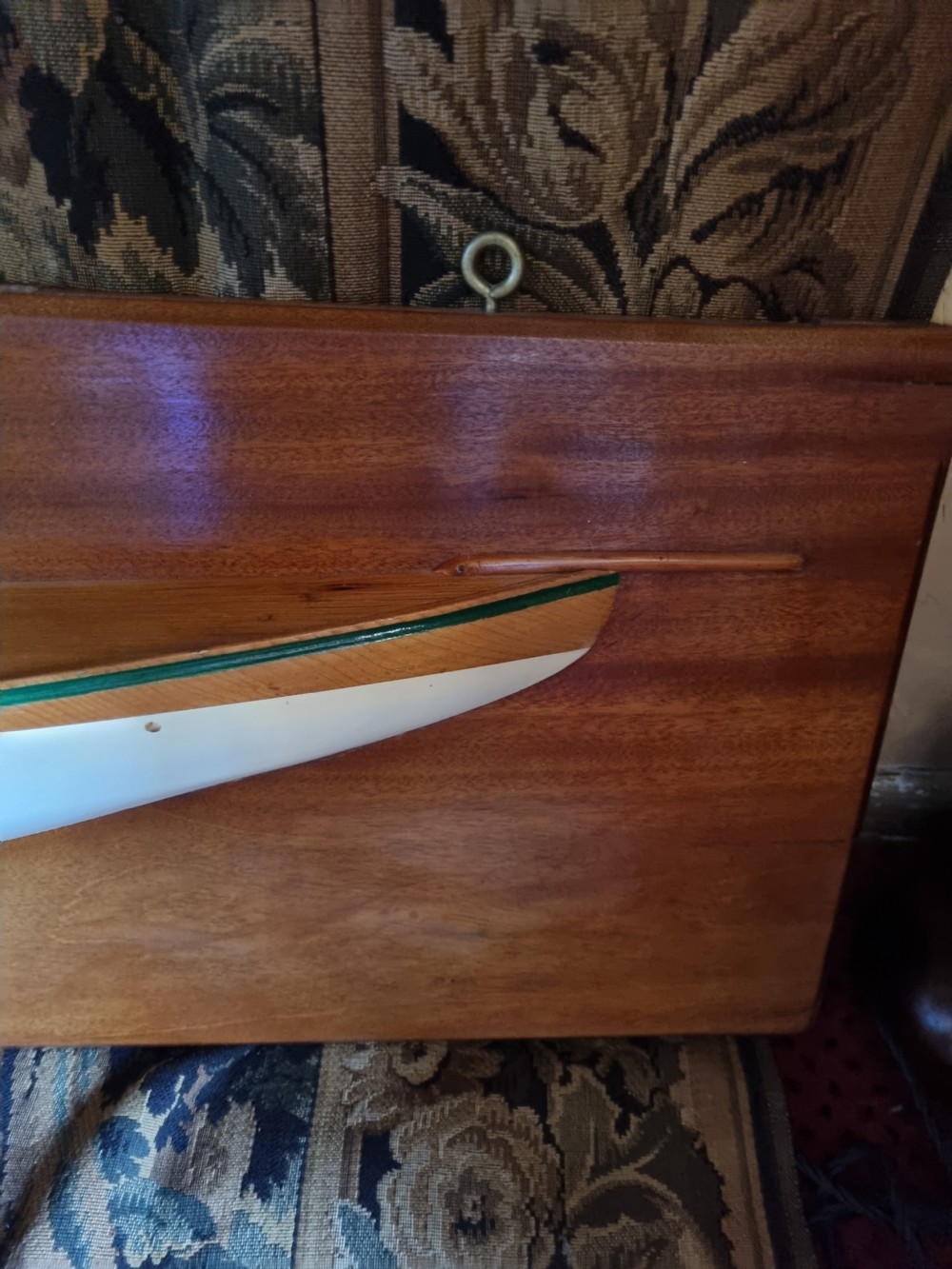 A LARGE HALF BLOCK MODEL OF A SAILING BOAT KEEL. View III
