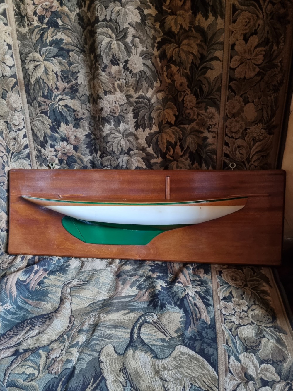 A LARGE HALF BLOCK MODEL OF A SAILING BOAT KEEL. View IV