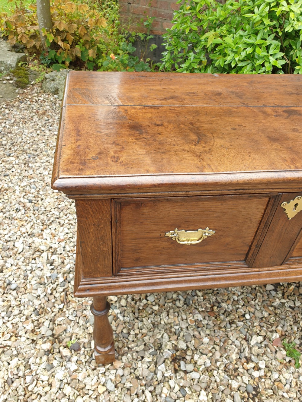 LARGE 18TH C COUNTRY HOUSE OAK DRESSER/SERVING BASE 250CMS View V