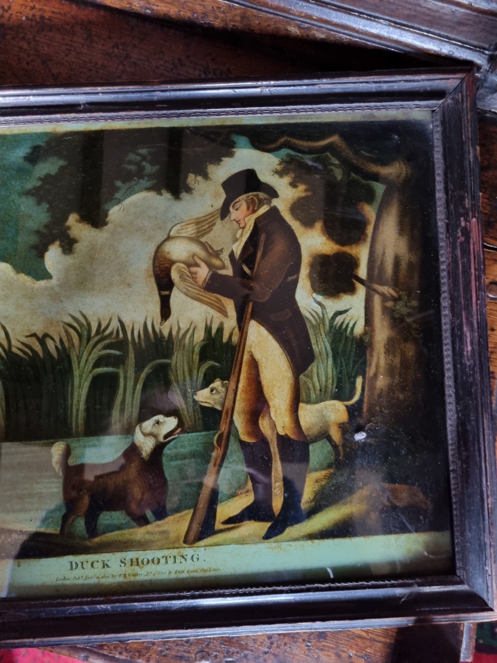 A GOOD REVERSE GLASS PICTURE 