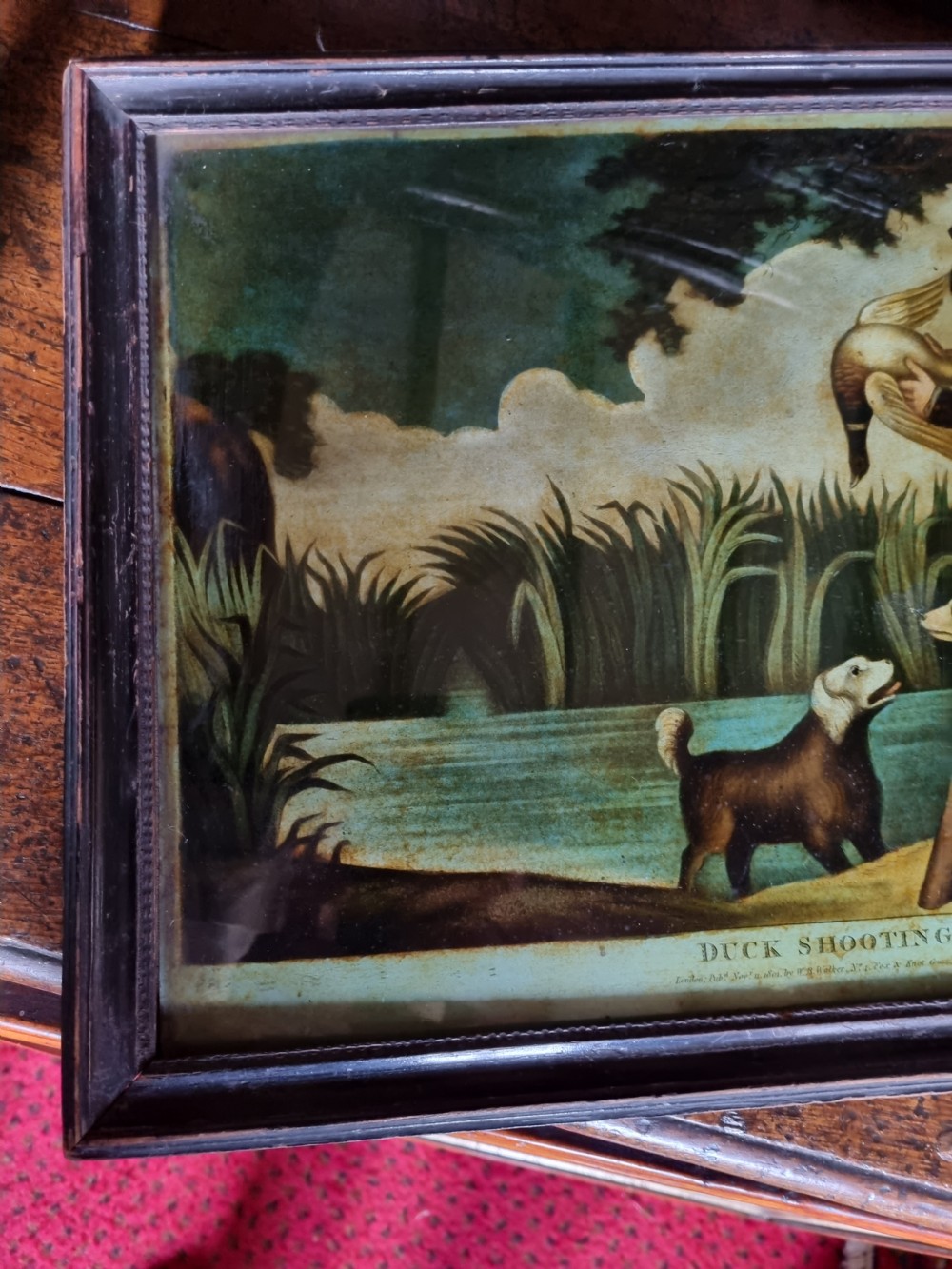 A GOOD REVERSE GLASS PICTURE 