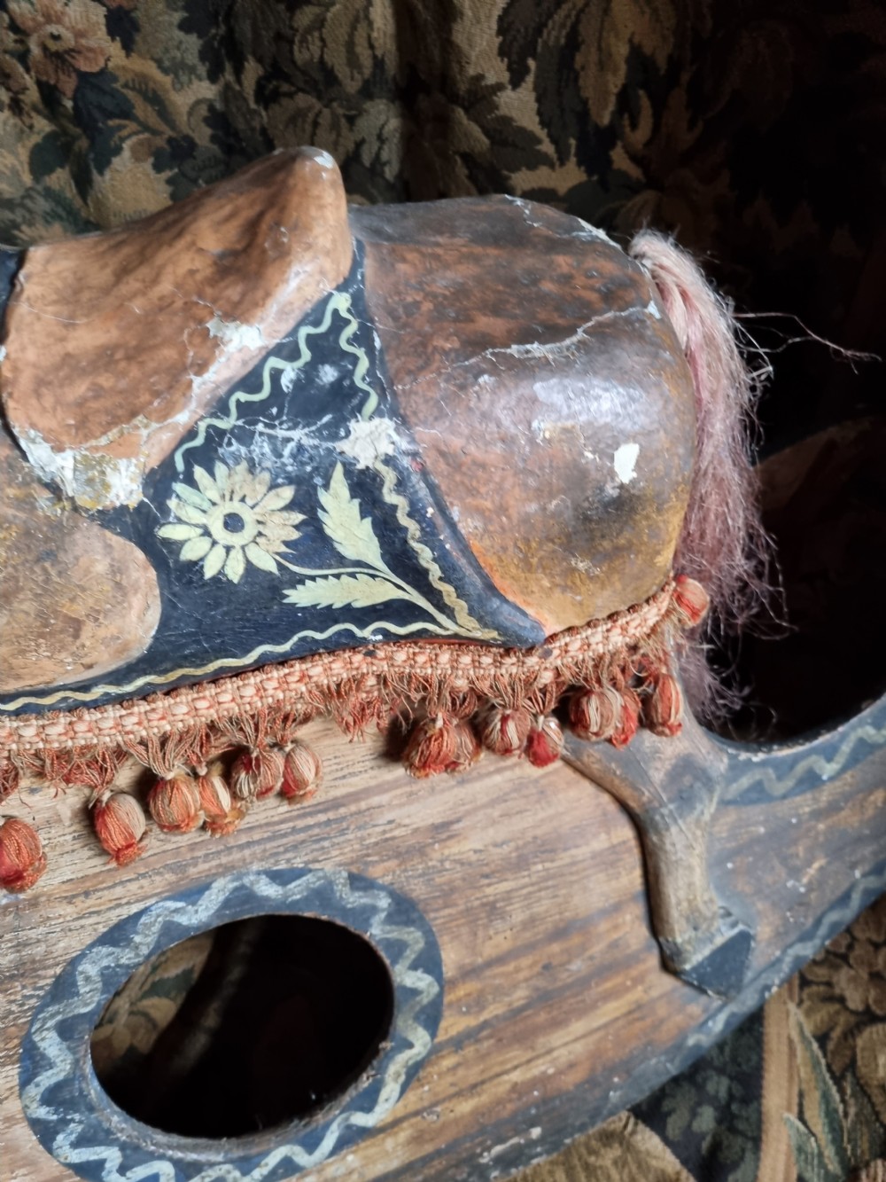 19THC DECORATED CAROUSEL HORSE NO4  . View III