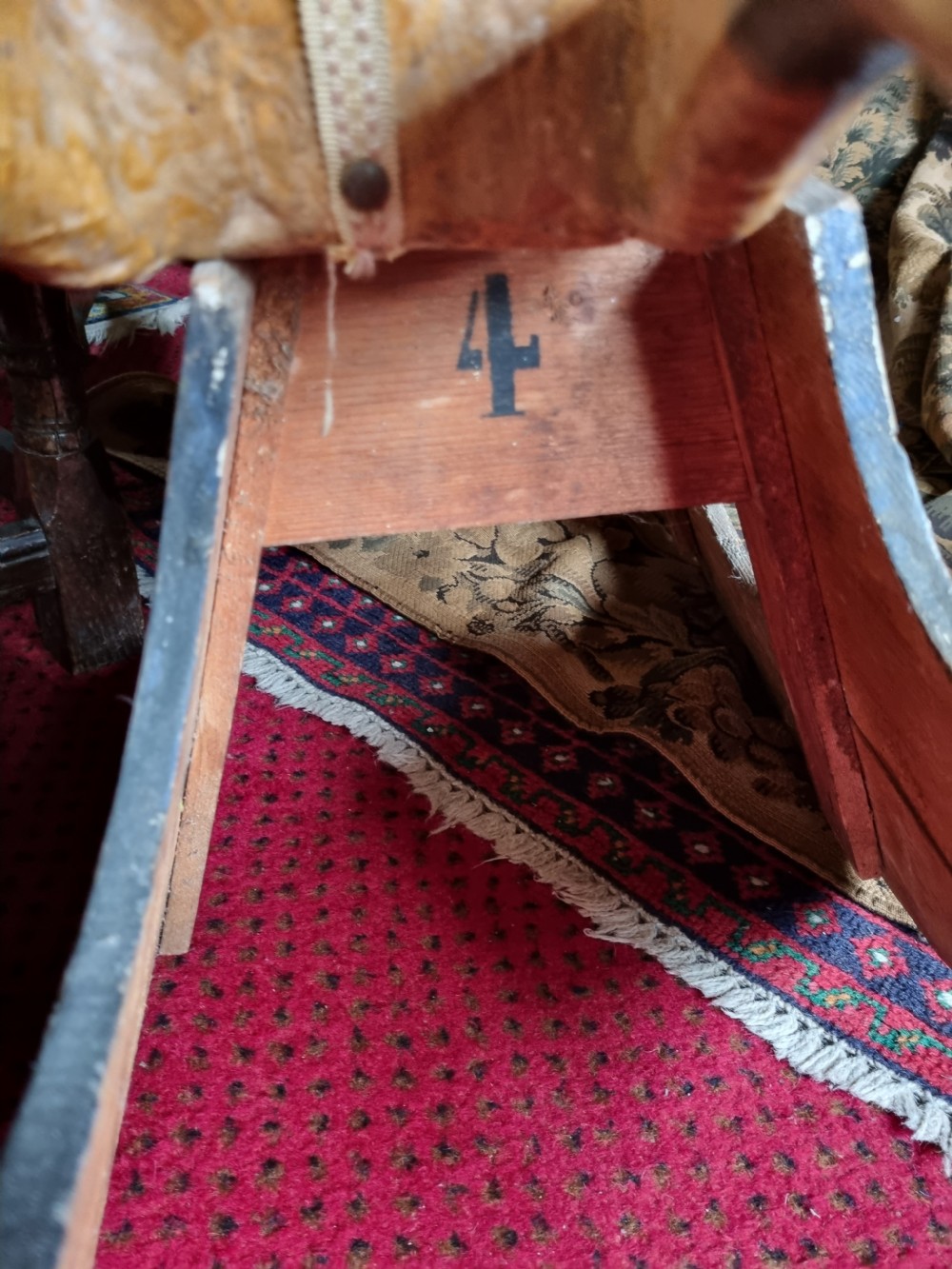 19THC DECORATED CAROUSEL HORSE NO4  . View IV