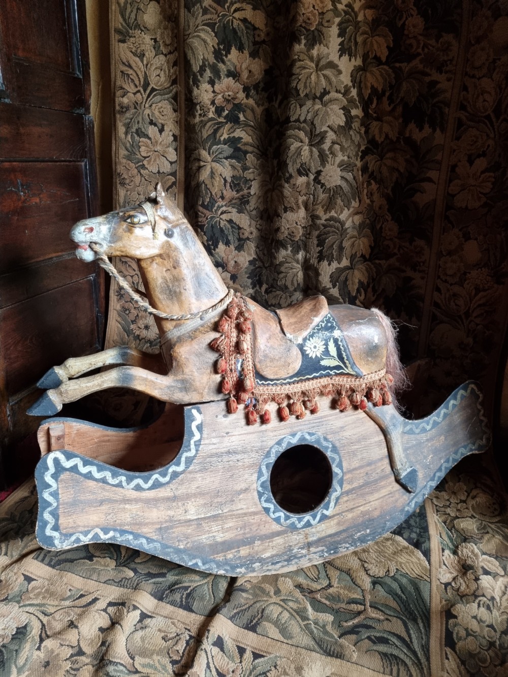 19THC DECORATED CAROUSEL HORSE NO4  . View VII