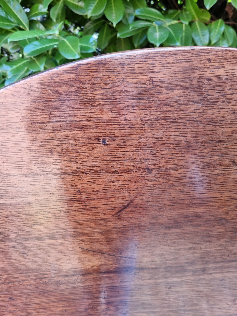 ANTIQUE LATE 18THC OAK LARGE TRIPOD TABLE View VII