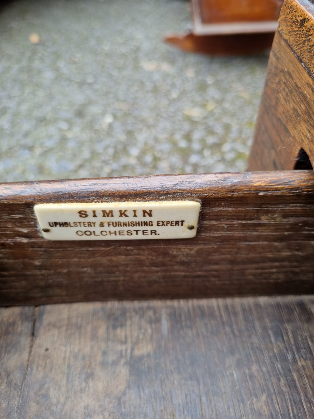 A GOOD 18THC WELSH OAK SMALL COFFOR BACH  S.WALES View V