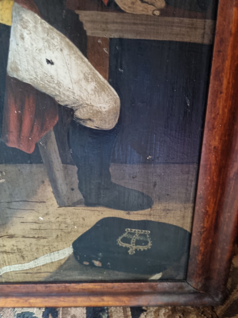A PAIR OF LARGE 19THC  ENGLISH NAIVE PAINTINGS ON PANEL View VII