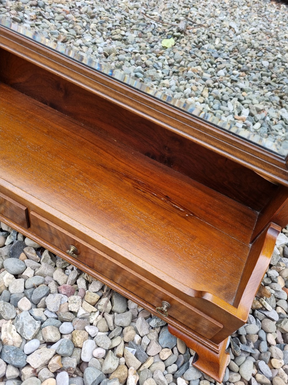 EXTRA LARGE MAHOGANY DRESSING MIRROR WITH TWO DRAWERS View VI