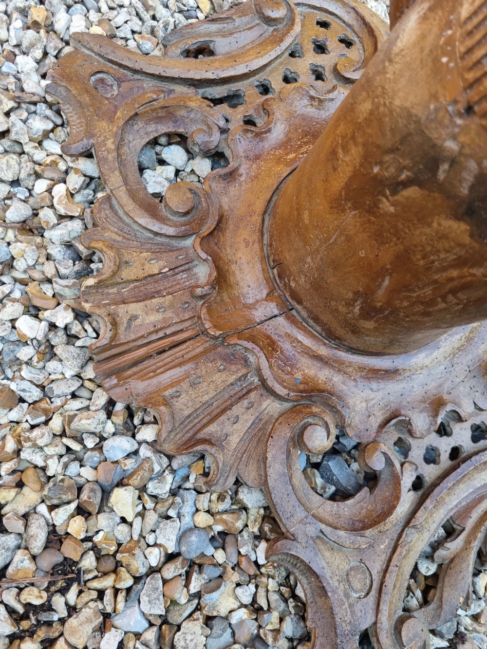FABULOUS CARVED WOOD STAGS HEAD WITH ANTLERS. View V
