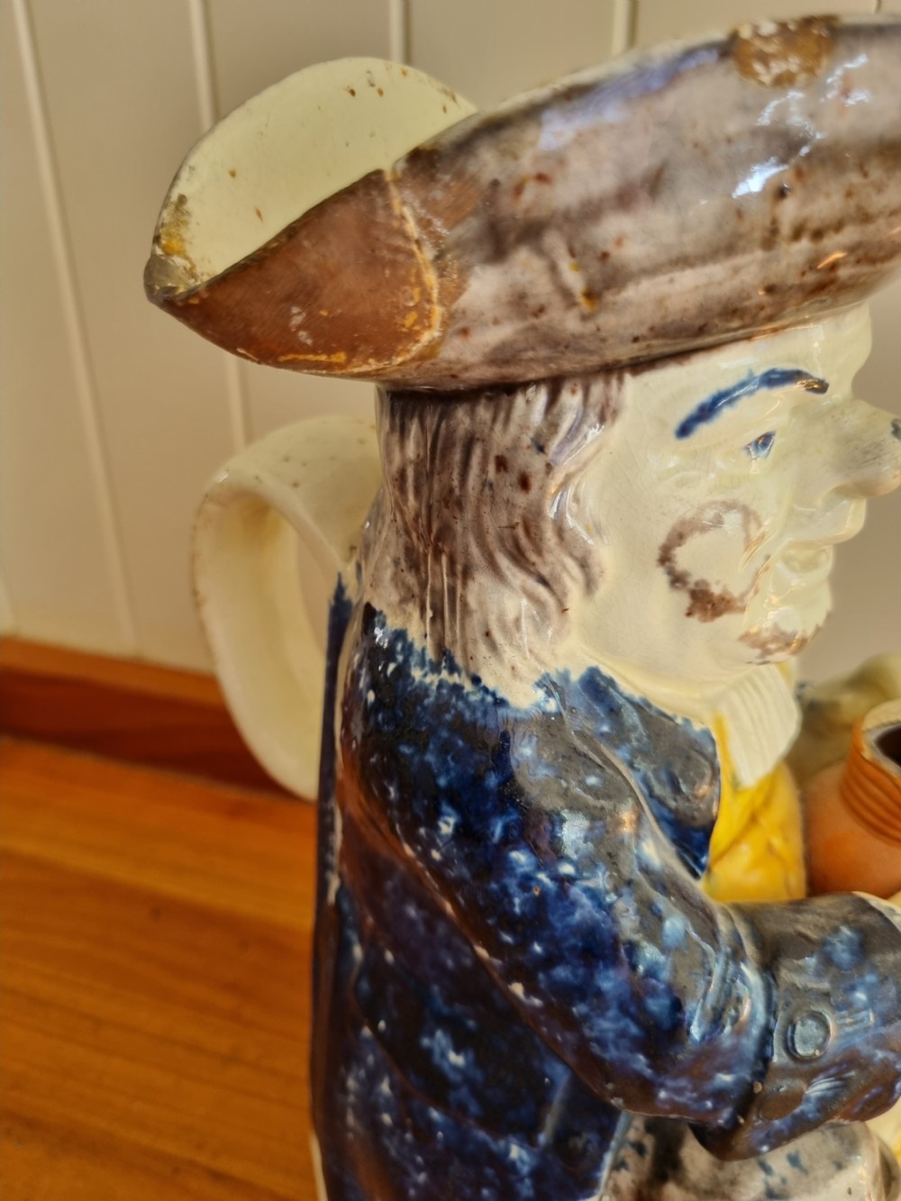A GOOD 18THC POTTERY TOBY JUG C1800 View V