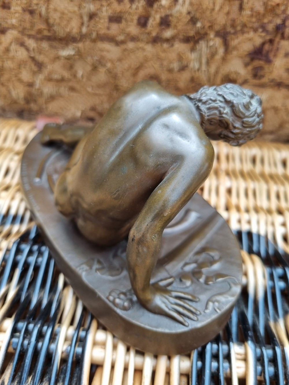 A BARBEDEINNE SIGNED 19TH C BRONZE OF 