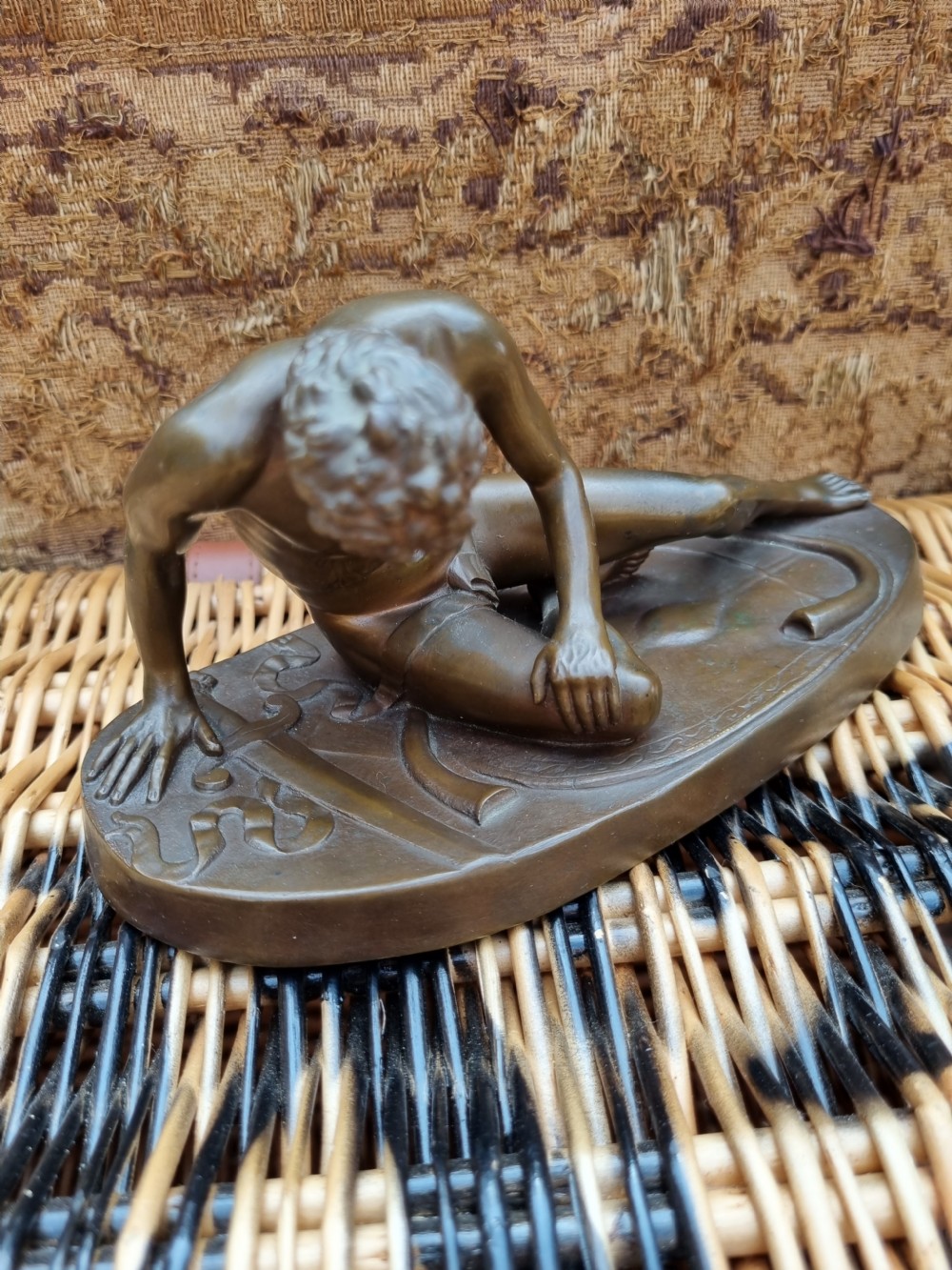 A BARBEDEINNE SIGNED 19TH C BRONZE OF 