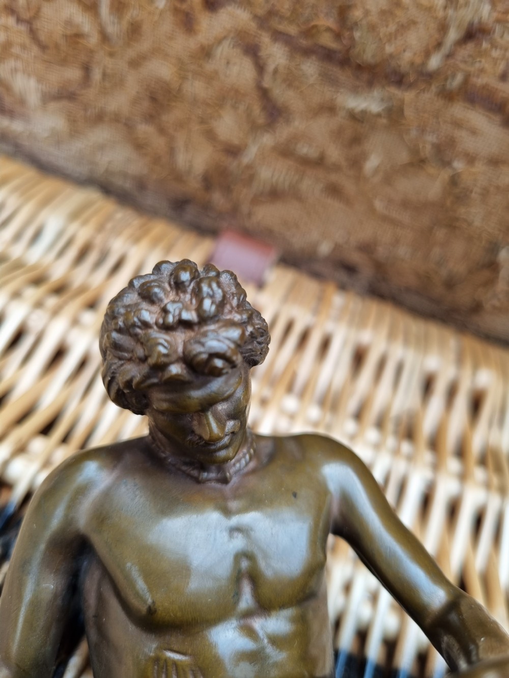 A BARBEDEINNE SIGNED 19TH C BRONZE OF 