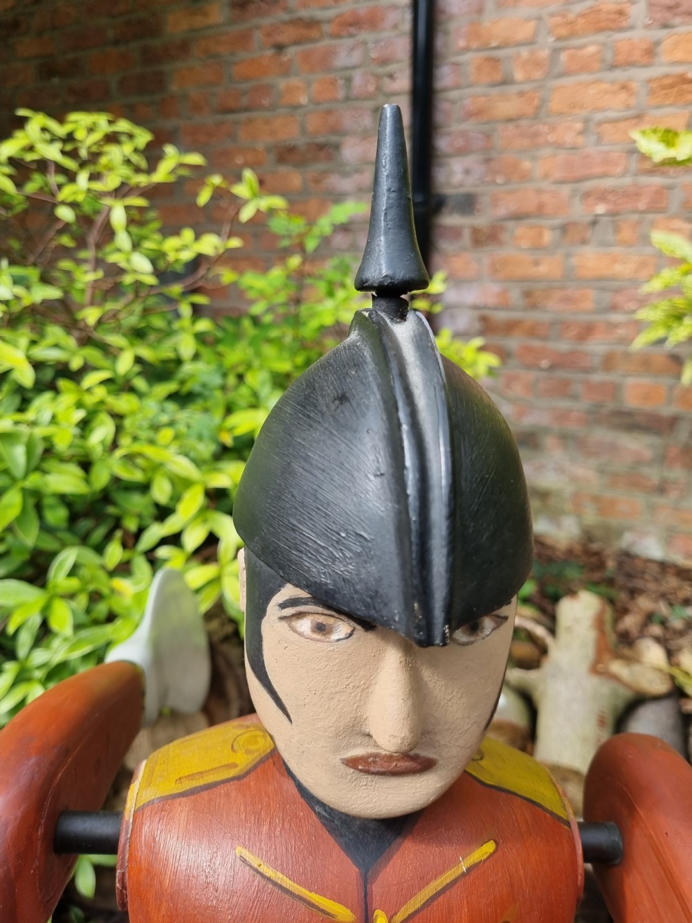 A  FOLK ART SCOTTISH SOLDIER WOODEN WHIRLIGIG C1930 View III