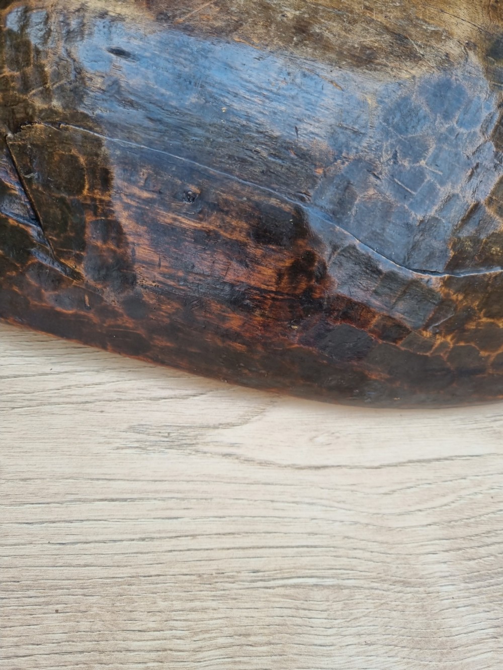 ANTIQUE LARGE TREEN BOWL/TRUG View VI