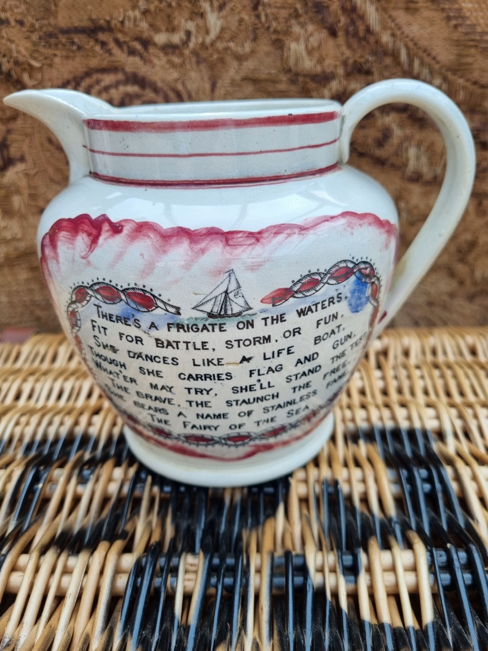 A GOOD 19THC SUNDERLAND LUSTRE JUG C1870 View II
