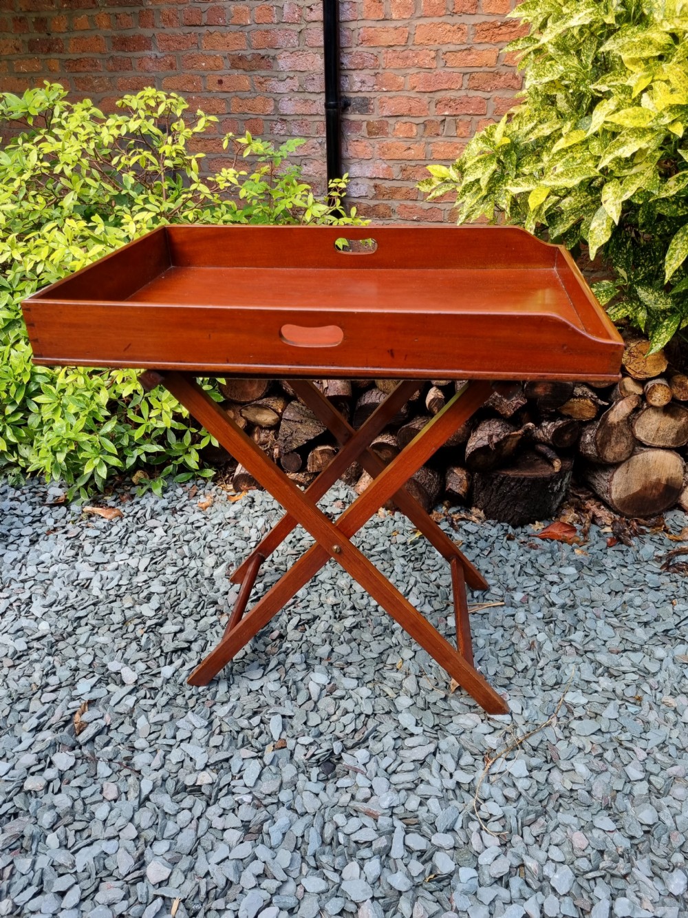 A LARGE 19THC MAHOGANY 
