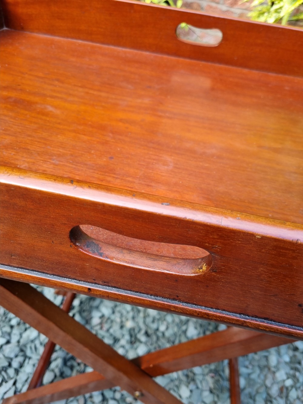 A LARGE 19THC MAHOGANY 