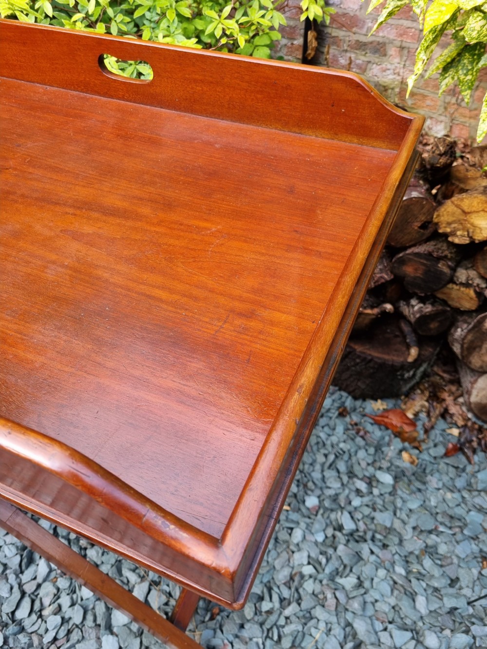 A LARGE 19THC MAHOGANY 