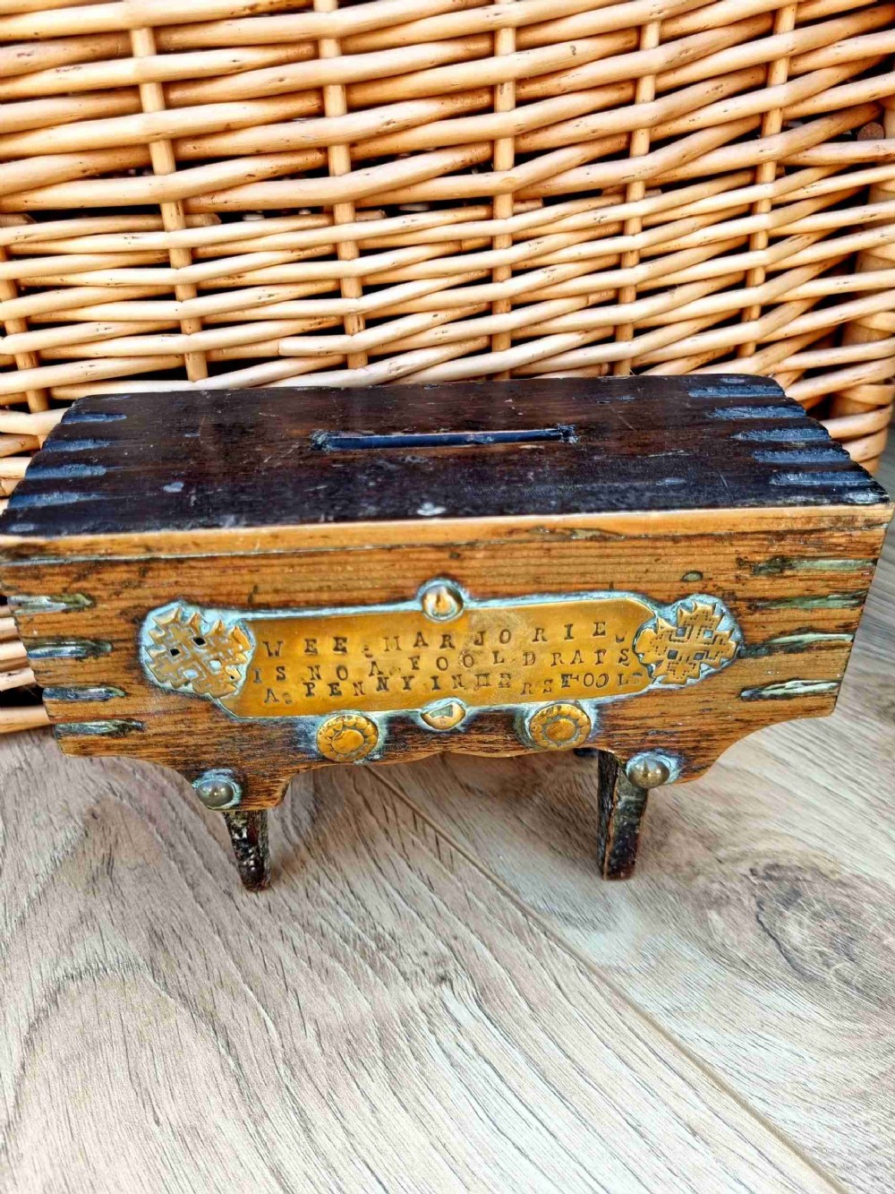 GREAT PIECE OF SCOTTISH FOLK ART TREEN 