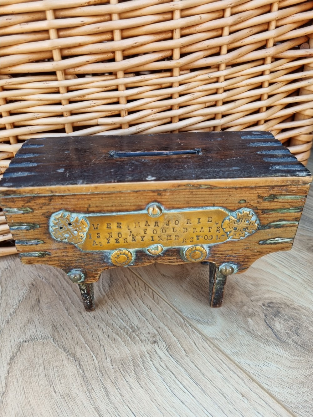 GREAT PIECE OF SCOTTISH FOLK ART TREEN  View VII