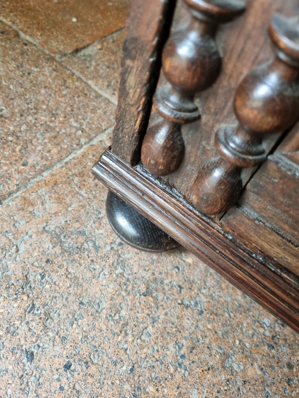 17THC  OAK SPICE CUPOARD WITH INTERIOR DRAWERS C1660 View VIII