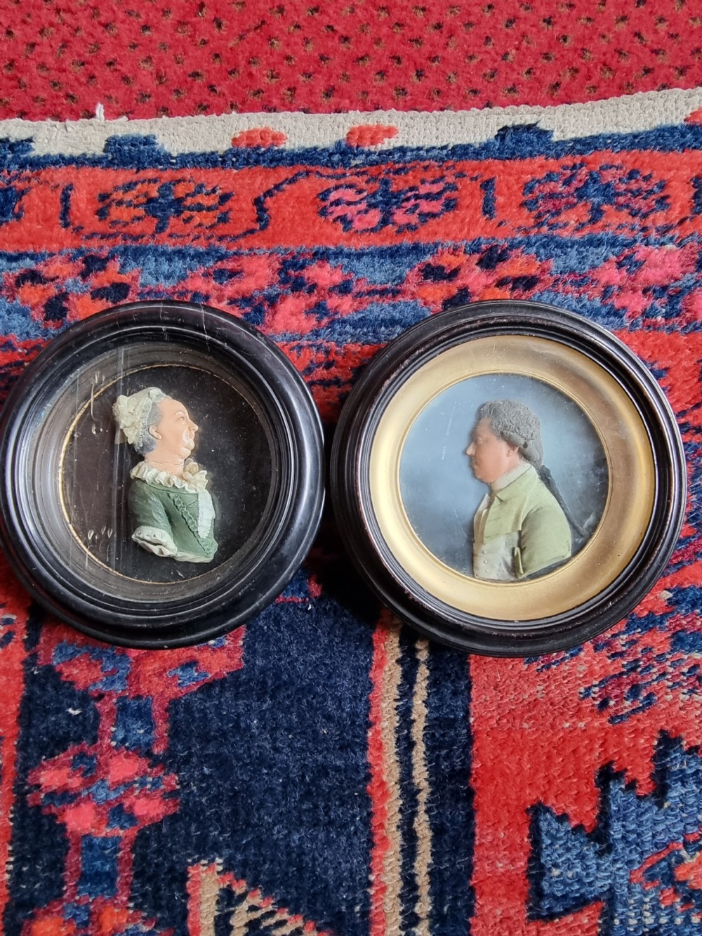GOOD GEORGE THE THIRD WAX PORTRAIT OF A GENTLEMAN (LEVY COLLECTION) View II