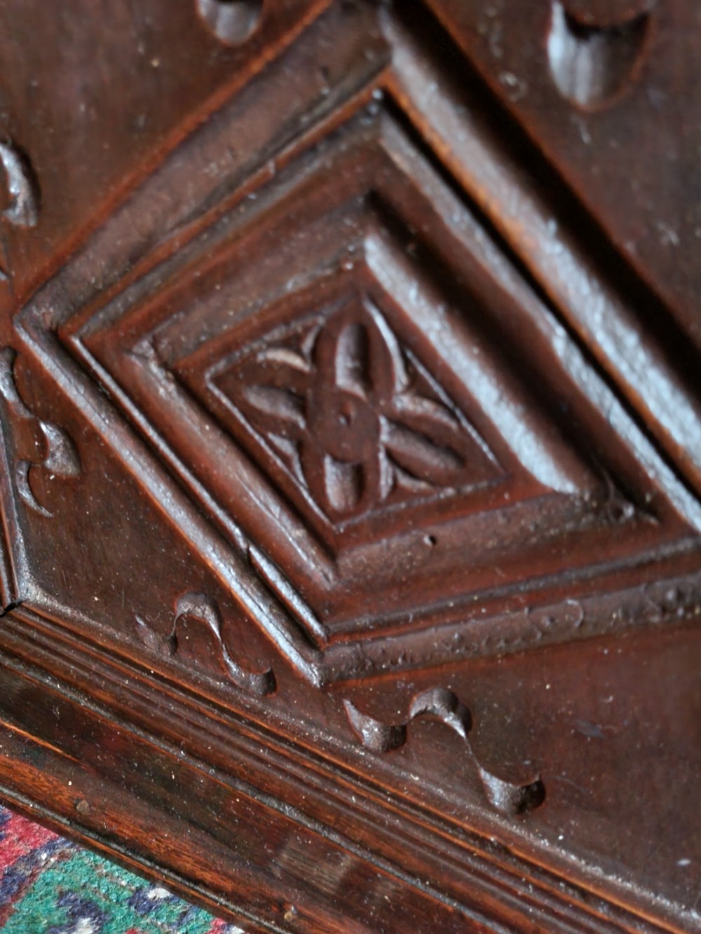 SMALL  17THC YORKSHIRE OAK SPICE CUPBOARD FULLY FITTED  View VII