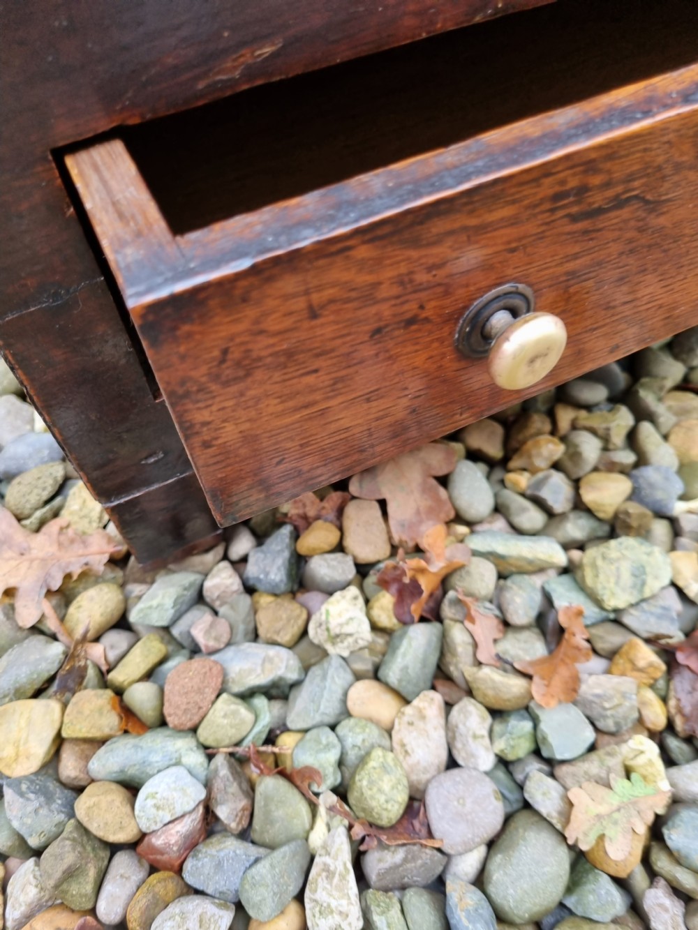 SMALL 18THC S.WALES OAK COFFR BACH (SMALL COFFER) View III