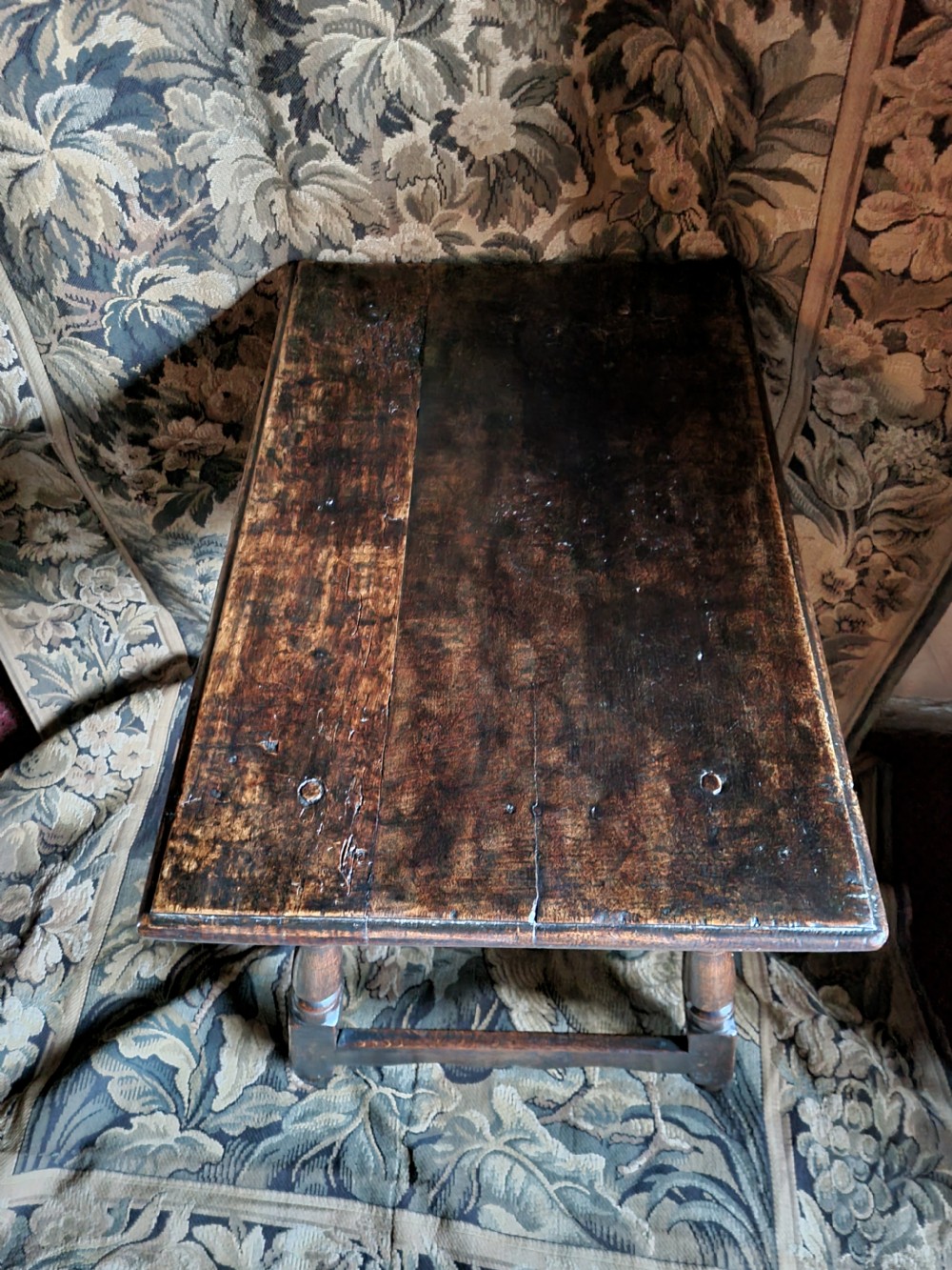 AN UNUSUAL LATE 17THC OAK LOW TABLE C1680 ENGLISH View VIII