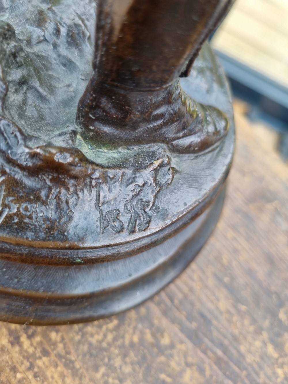 A BRONZE FIGURE OF THE PRINCE OF WALES(FUTURE KING) SIGNED AND DATED G WILSON 1895 View IV