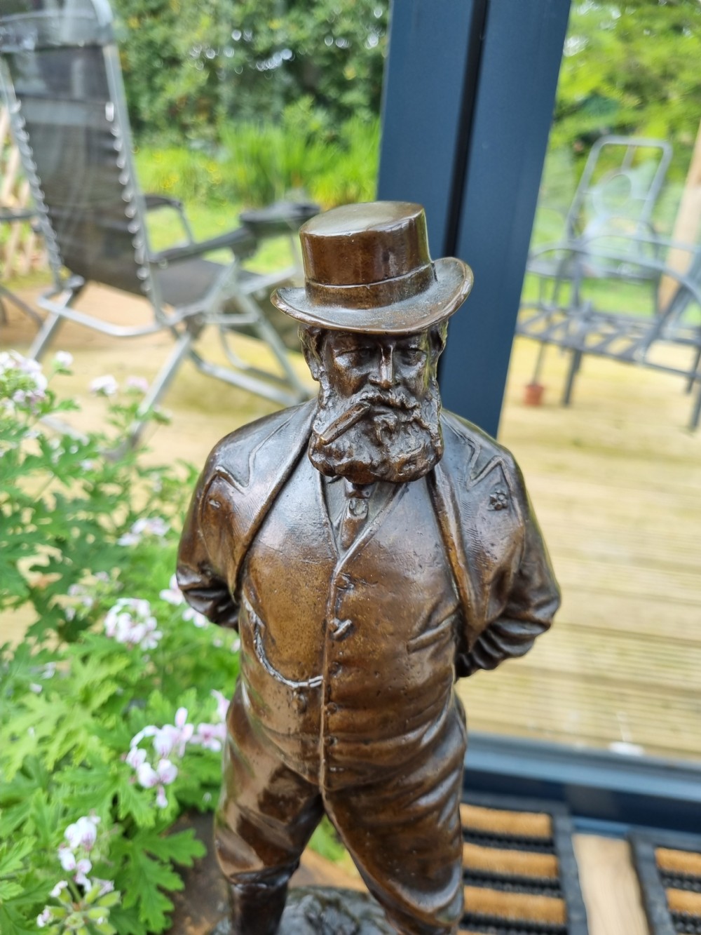 A BRONZE FIGURE OF THE PRINCE OF WALES(FUTURE KING) SIGNED AND DATED G WILSON 1895 View VII